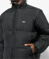 Obey Benny Black Reversable Puffer Jacket