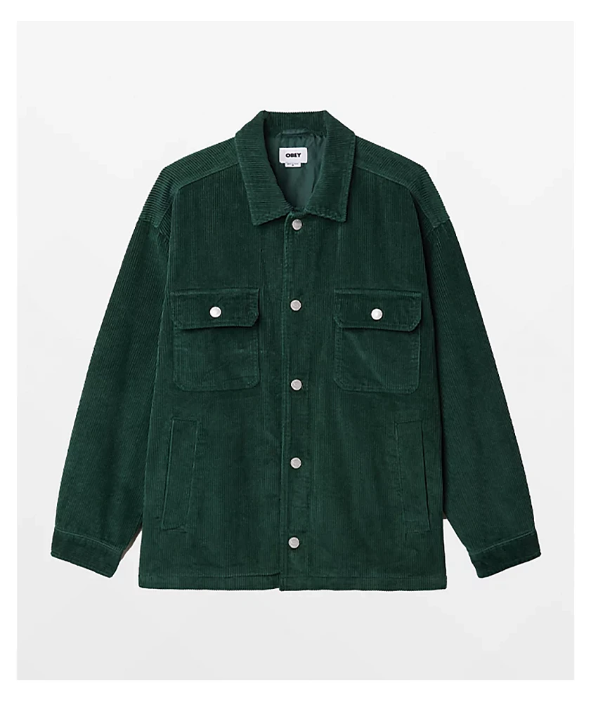 Obey Benny Green Corduroy Shirt Jacket