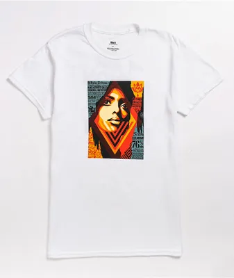 Obey Bias By Numbers White T-Shirt