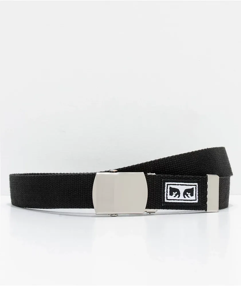 Obey Big Boy Black Web Belt