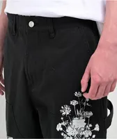 Obey Big Timer Black Double Knee Carpenter Pants