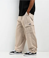 Obey Bigwig Baggy Twill Silver Grey Cargo Pants