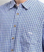 Obey Bigwig Gallo Surf Blue Multi Short Sleeve Button Up Shirt