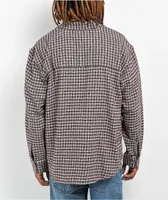 Obey Bigwig Micro Plaid Long Sleeve Flannel