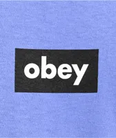 Obey Black Bar Purple T-Shirt