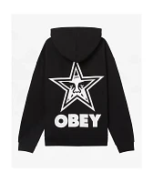 Obey Bold Star Heavyweight Black Hoodie