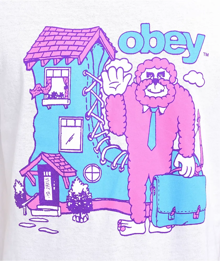 Obey Boot House White T-Shirt