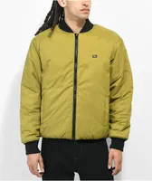 Obey Brux Black Quilted Reversible Jacket