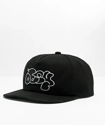 Obey Bubble Black 5-Panel Snapback Hat