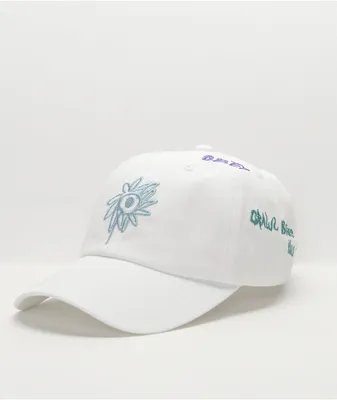 Obey Camilla White Strapback Hat