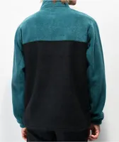 Obey Channel Black & Teal Tech Fleece Sweatshirt