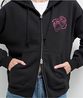 Obey Charade Digital Black & Pink Zip Hoodie