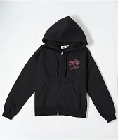 Obey Charade Digital Black & Pink Zip Hoodie