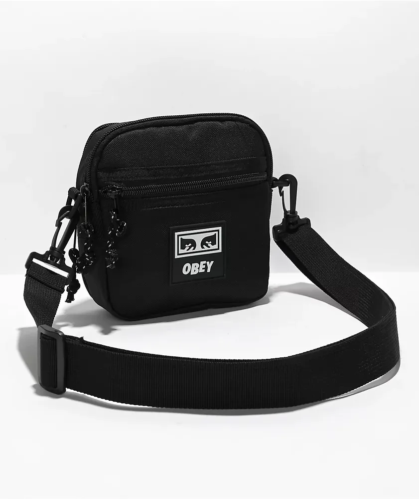 Obey Conditions Black Crossbody Bag