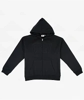 Obey Digable Extra Heavy Black Zip Hoodie