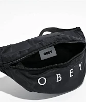 Obey Drop Out Black Fanny Pack