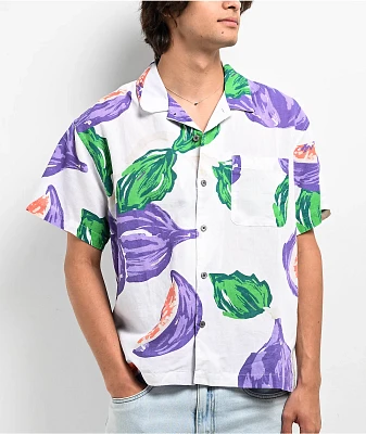 Obey Figs White Short Sleeve Shirt