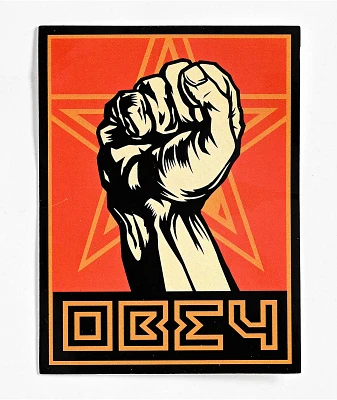 Obey Fist Sticker