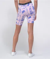 Obey Flash Pink Bike Shorts