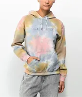 Obey Flower Packet Tie Dye Hoodie