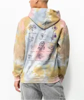 Obey Flower Packet Tie Dye Hoodie