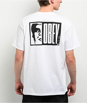 Obey Half Icon White T-Shirt