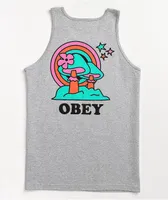 Obey Happy Land Heather Grey Tank Top