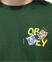 Obey Happy Tragedy Green T-Shirt