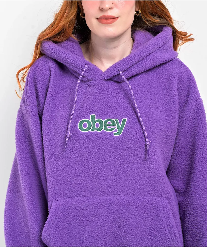 Obey Harper Purple Hoodie