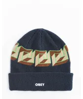 Obey Hathoric Moonlit Ocean Navy Beanie