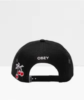 Obey Heavy Work Black Trucker Hat