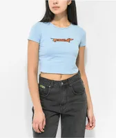 Obey Hot Dog Slate Crop T-Shirt