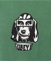 Obey Hound Green Crewneck Sweatshirt