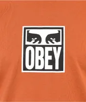 Obey Icon Eyes Brown T-Shirt