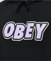 Obey Jumbled Up Black Hoodie