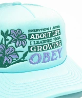 Obey Life Sky Blue Trucker Hat