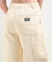 Obey Lily Unbleached Denim Carpenter Pants