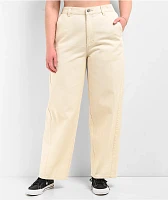 Obey Lily Unbleached Denim Carpenter Pants