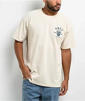 Obey Lotus With Hands Cream T-Shirt