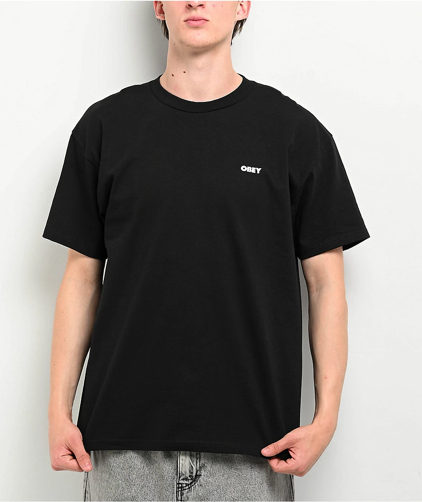 Obey Make Art Not War Black T-Shirt