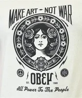 Obey Make Art Not War Natural T-Shirt