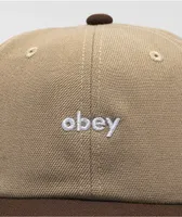 Obey Marshall Cream 6-Panel Snapback Hat