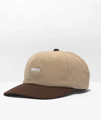 Obey Marshall Cream 6-Panel Snapback Hat