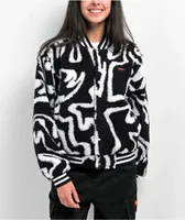 Obey Mazy Sherpa Varsity Jacket