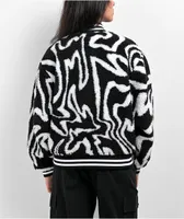 Obey Mazy Sherpa Varsity Jacket