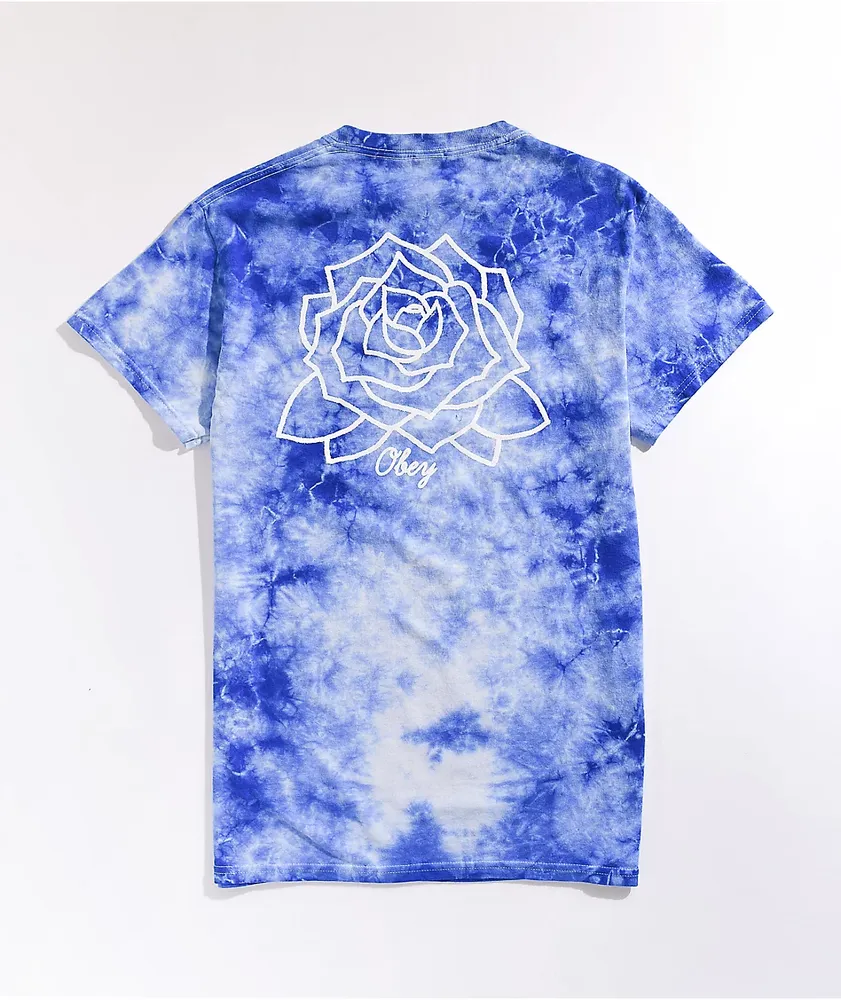 Obey Mira Rosa Cobalt Tie Dye T-Shirt