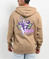 Obey Monarch Cherub Sandstone Hoodie