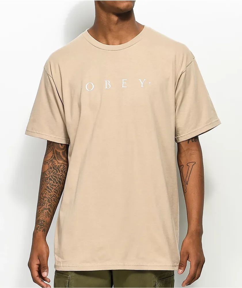 Obey Novel Sand T-Shirt