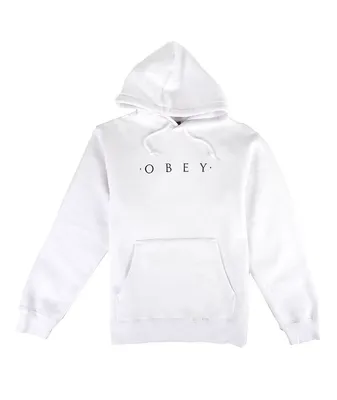 Obey Novel White Hoodie