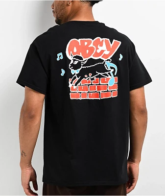 Obey Out Of Step Black T-Shirt